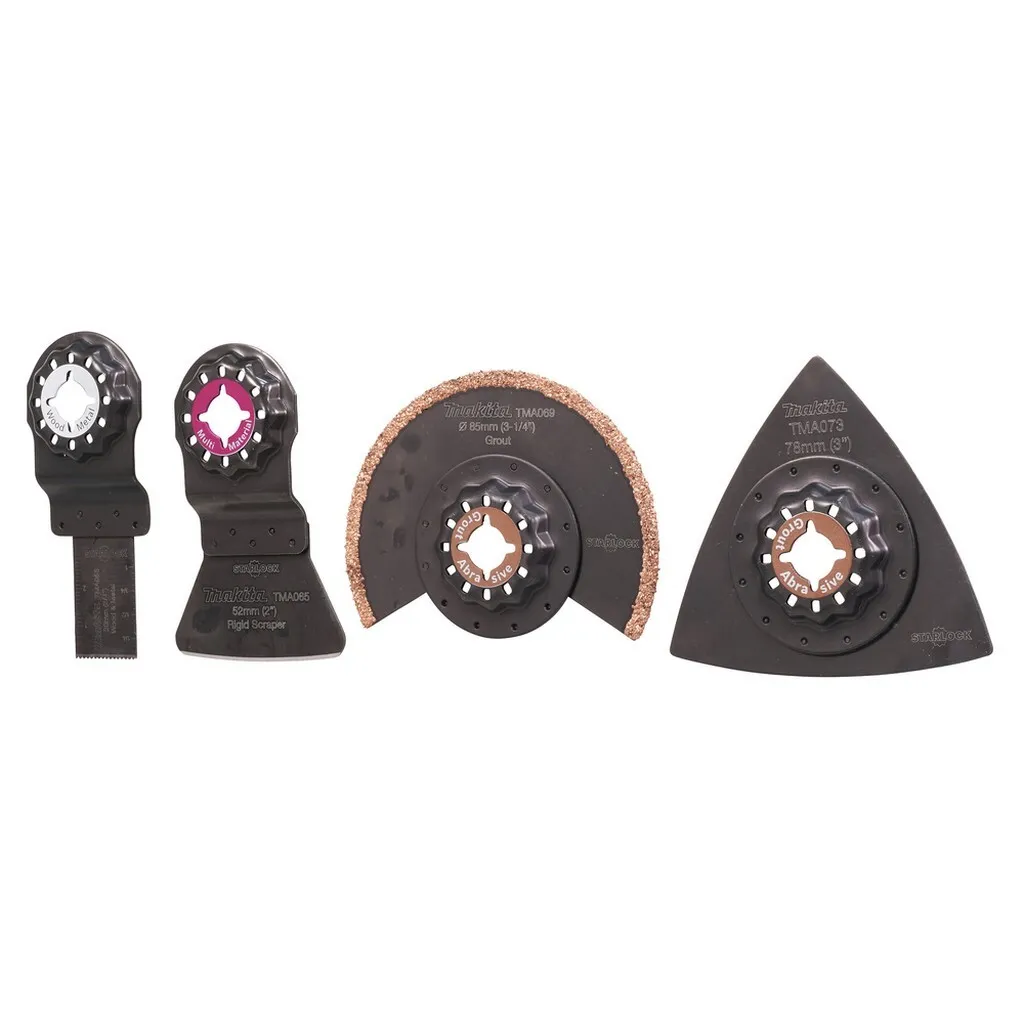 Set de perçage et burinage pour carrelage Makita - Kit de 4 accessoires
