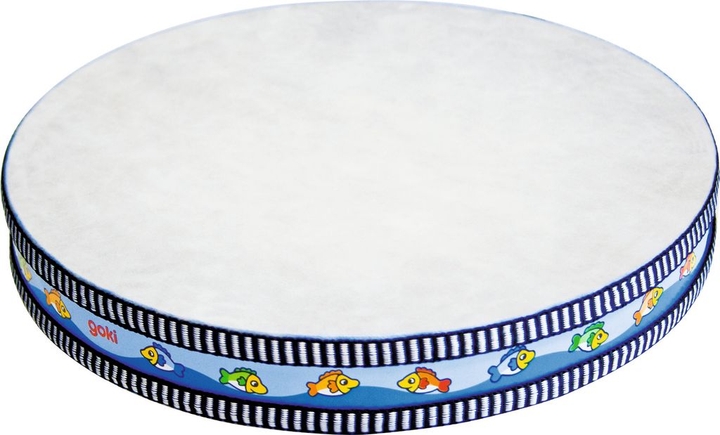 Goki 61937, Spielzeug-Musikinstrument, Trommel, 3 Jahr(e), 390 g, Blau, Weiß
