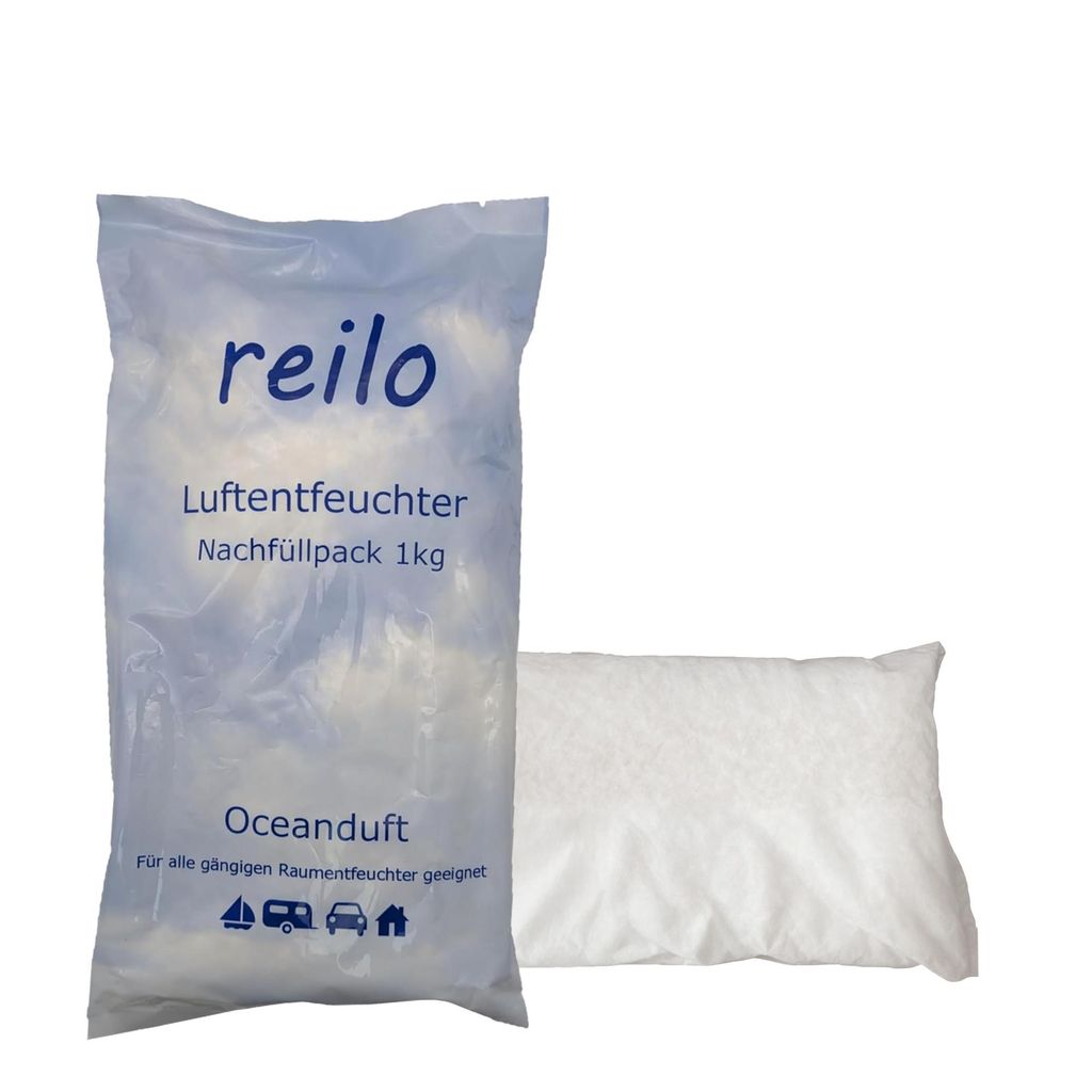 reilo 10x 1kg Ocean-Duft Luftentfeuchter Granulat – Produktbild 