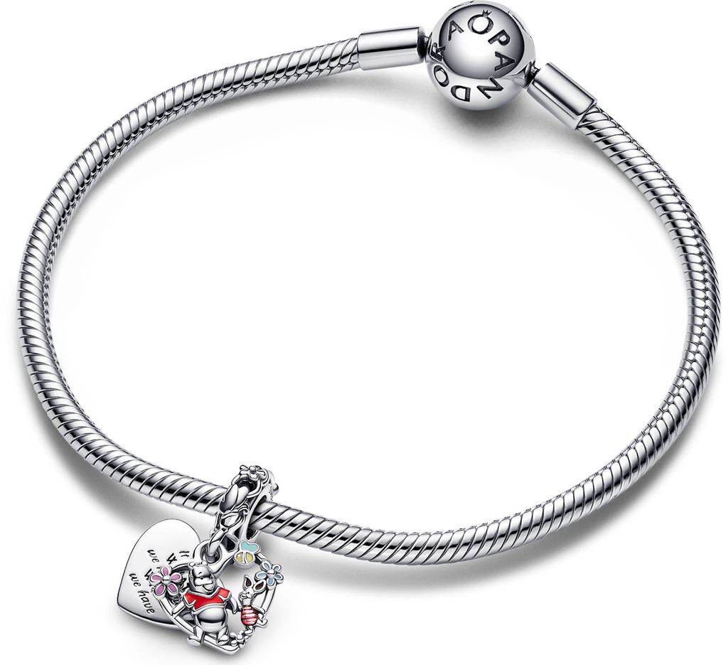 PANDORA Disney Winnie Puuh & Ferkel Herz Charm-Anhänger Produktbild 4