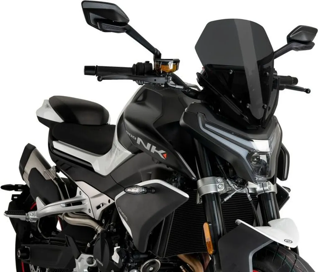 Protection Vent PUIG Fumé pour Cfmoto Naked Sport Anti-Turbulence