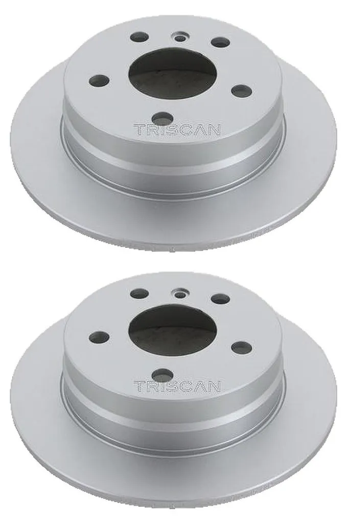 Jeu de 2 Disques de Frein Avant Adaptable Mercedes Classe A W169 TRISCAN