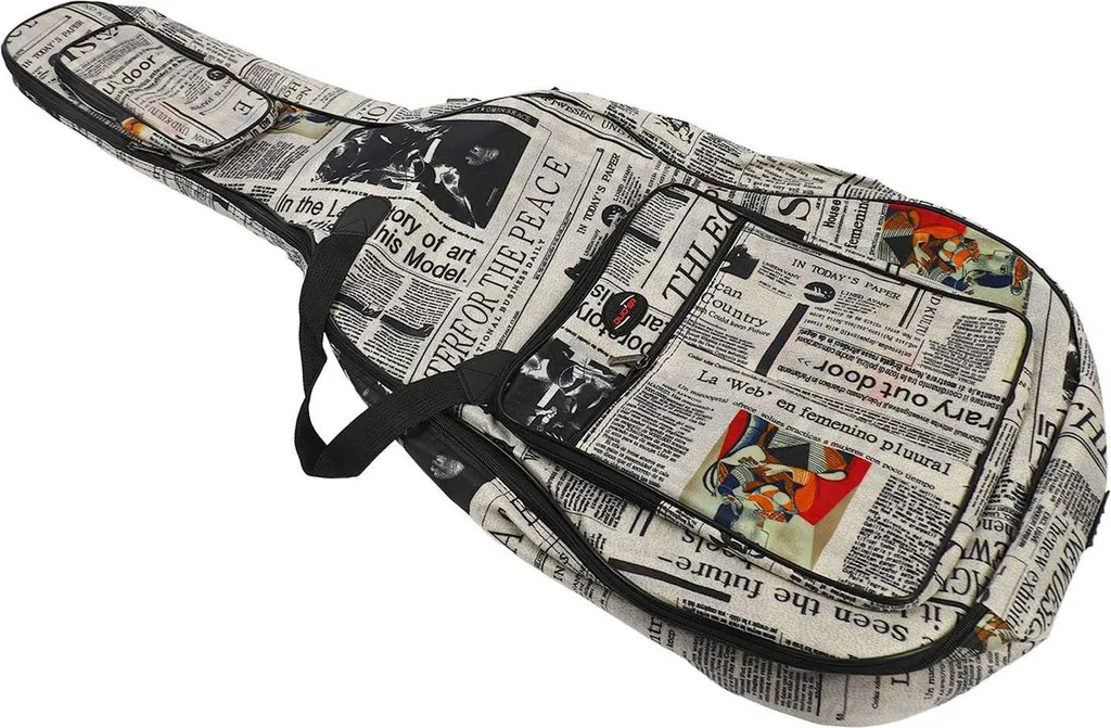 Housse Guitare Acoustique 41 Pouces en Tissu Oxford 600D Imperméable