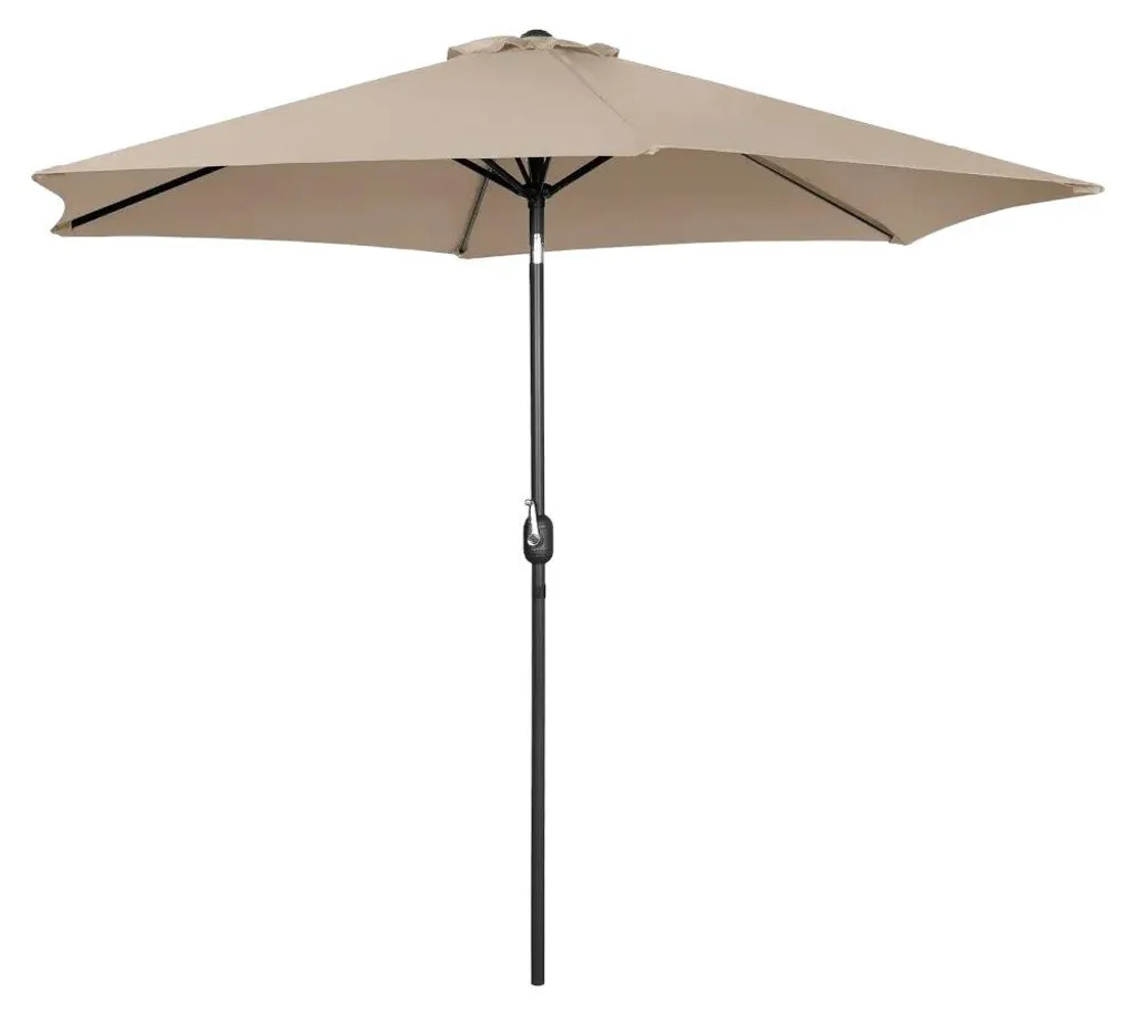 Grand parasol de jardin circulaire 270cm - Protection solaire extérieure