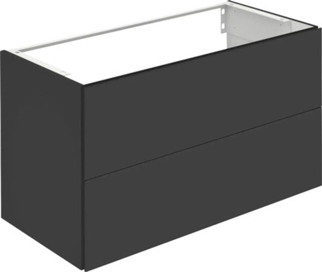 Waschtischunterschrank KEUCO X-Line BxHxT 100 x 60,5 cm x 49 cm Frontfarbe vulkanit matt 33173970000