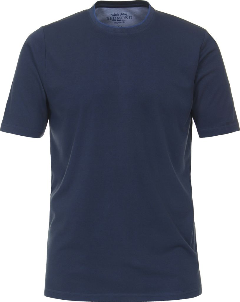 REDMOND Casual Herren T-Shirt Rundhals Regular Jersey Produktbild 