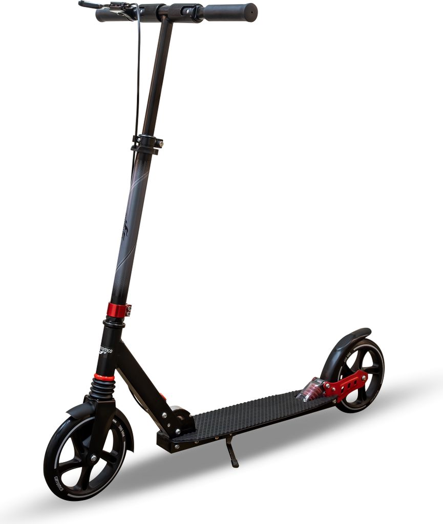 Carromco Scooter Lugano 200 klappbarer Kinder Roller Cityroller Tretroller höhenverstellbar Hand- und Reibungsbremse