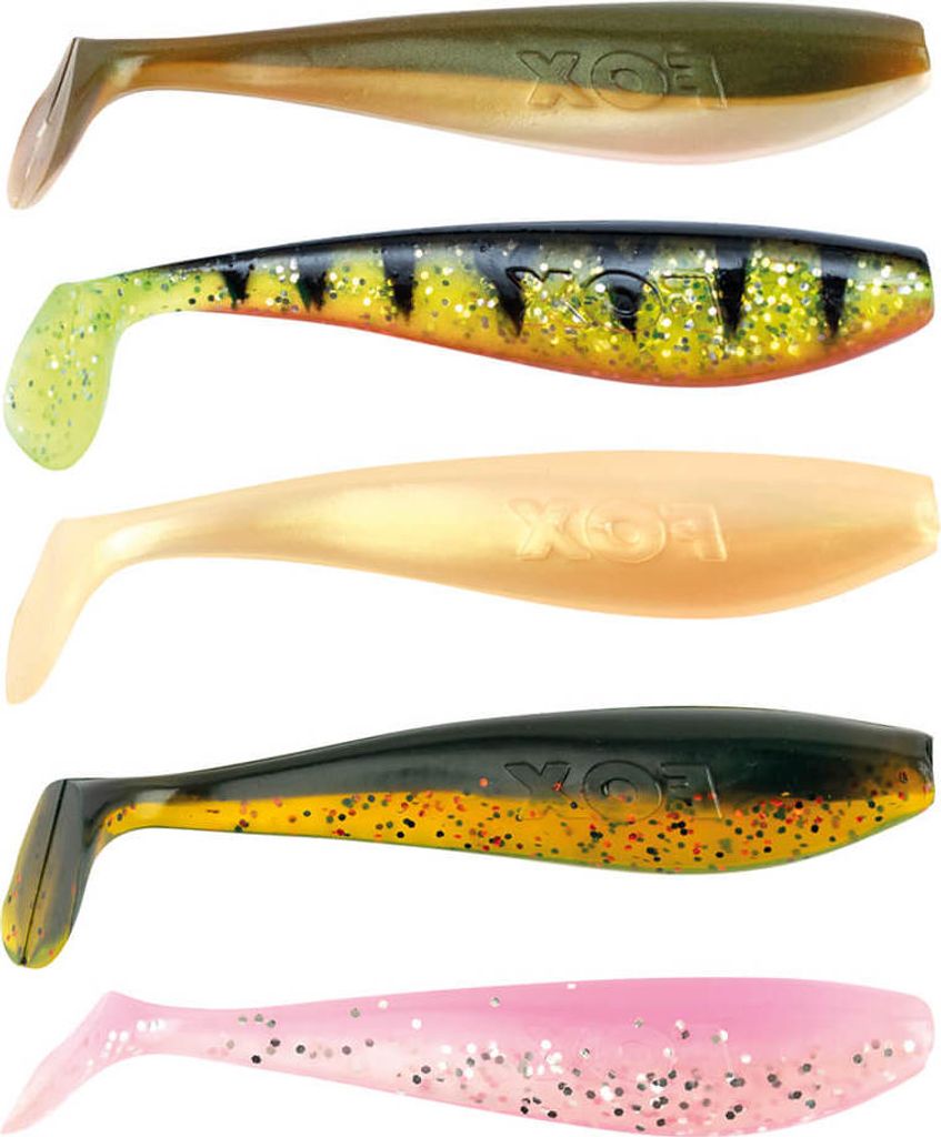Fox Rage Ultra UV Mixed Colour Lure Packs | Zander Pro - 7,5cm (5 Stk.)