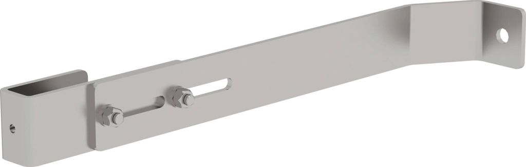 Günzburger Steigtechnik Wandhalter Edelstahl verstellbar 360 - 410 mm für GFK - Leiter - 064024