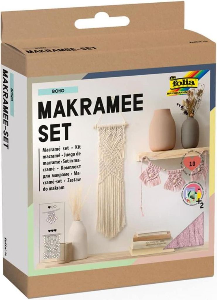 folia 23719 folia Makramee-Set BOHO, 10 pièces Image du produit 