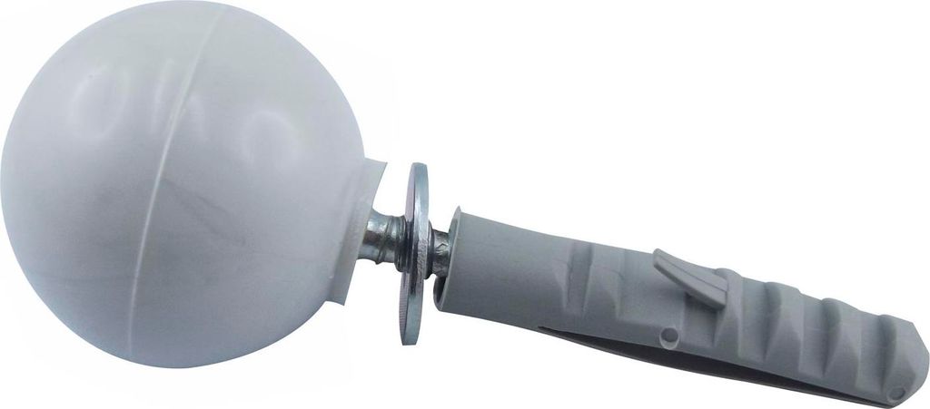 IBFM Türpuffer Kugelform Wandpuffer mit Dübel und Schrauben Produktbild 