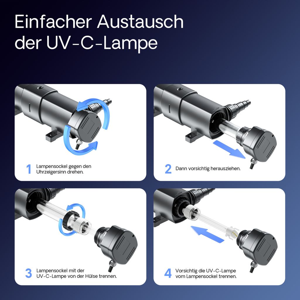 SunSun CUV-224 Teichklärer 4500 l/h / 24 W UVC, Produktbild 8