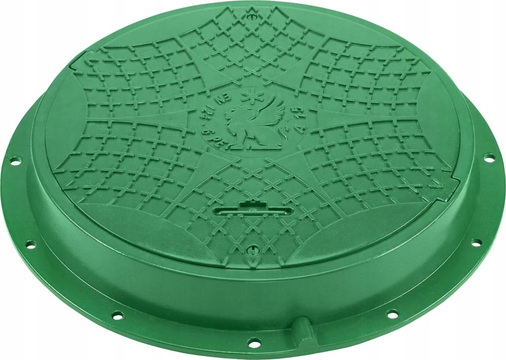 Schachtabdeckung Kanaldeckel Schachtdeckel DN600/800 A15 BabylonPlast Grün