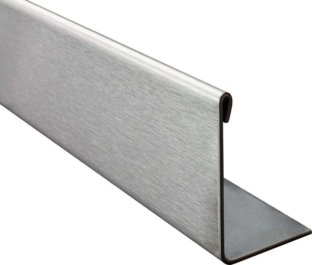 L-Profil Edelstahlschiene Profil Fliesenschiene Edelstahl V2A L250cm 30mm gebürstet