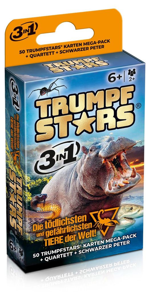 Kartenspiel Trumpfstars Die tödlichsten und gefährlichsten Produktbild 