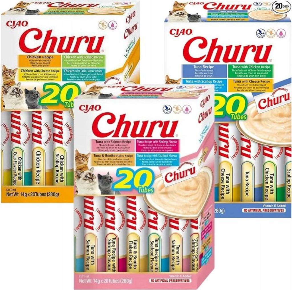 Inaba Churu Mix Megapack Katzen-Snacks 60x14g Produktbild 
