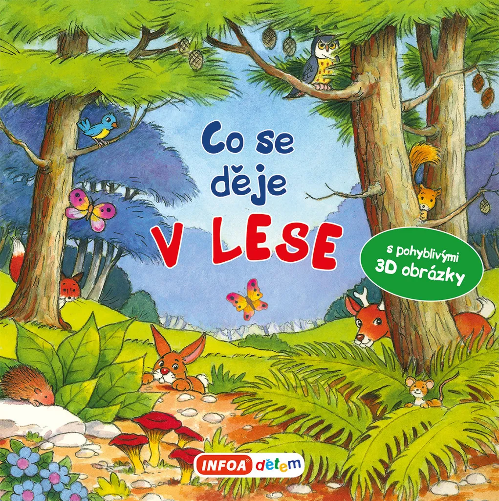 Livre Co se děje v lese : Imagier éducatif sur la vie de la forêt
