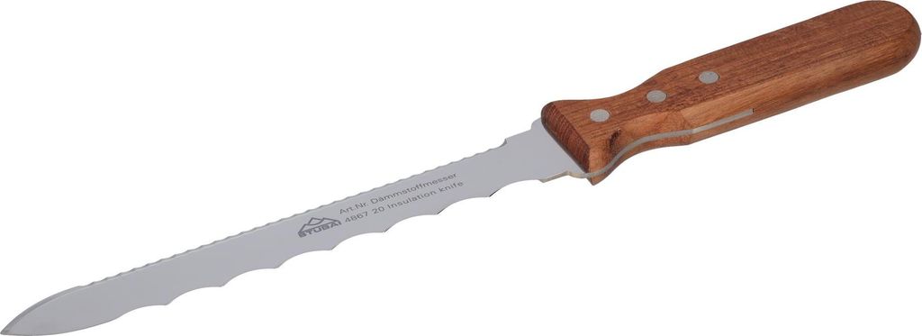STUBAI Dämmstoffmesser / Isoliermesser, rf. 200 mm