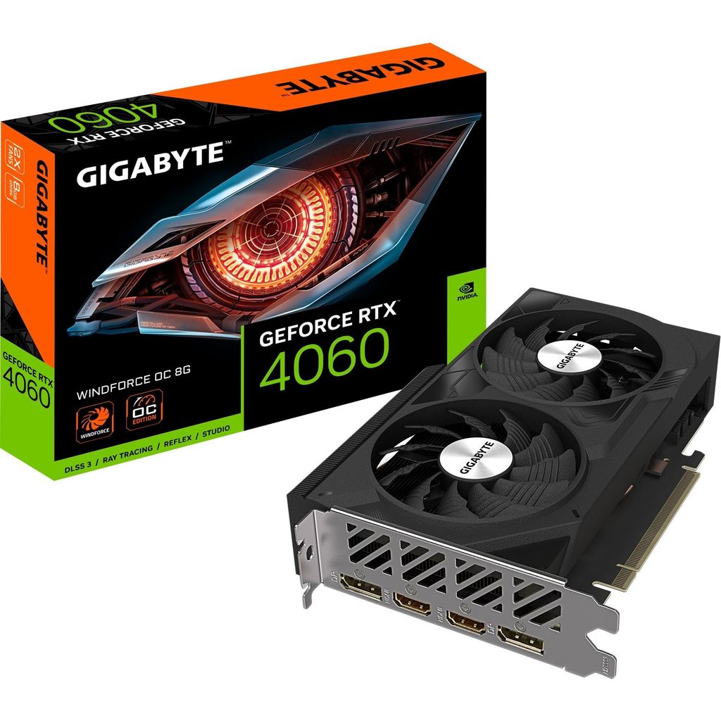 Gigabyte GeForce RTX 4060 WINDFORCE OC 8G - GeForce RTX Produktbild