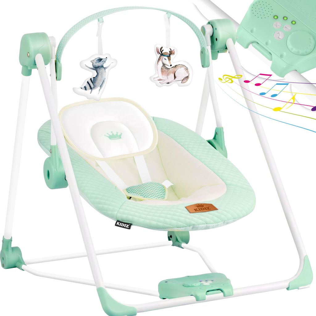 KIDIZ®: Dondolo per bambini, altalena per neonati con 5 Immagine del prodotto 