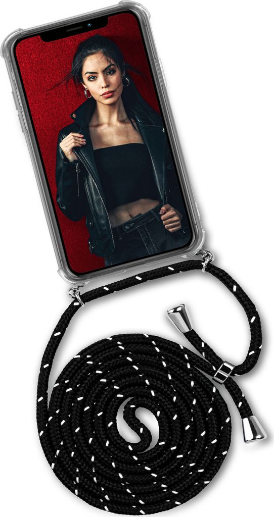 TWIST-Case + TWIST-Cord für iPhone 11, Farbe:Sweet Pepper (Silber)