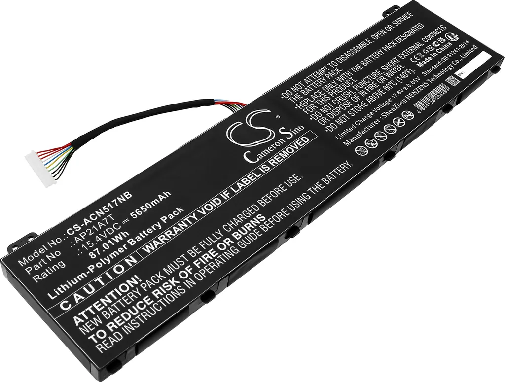 Batterie Interne pour PC Portable Acer Nitro 5 AN517-55-50P0 Lithium