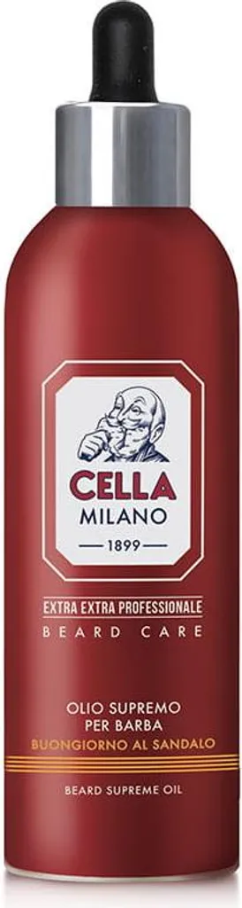 Cella Milano Good Morning Sandalwood Huile à Barbe Italienne en 100 ml