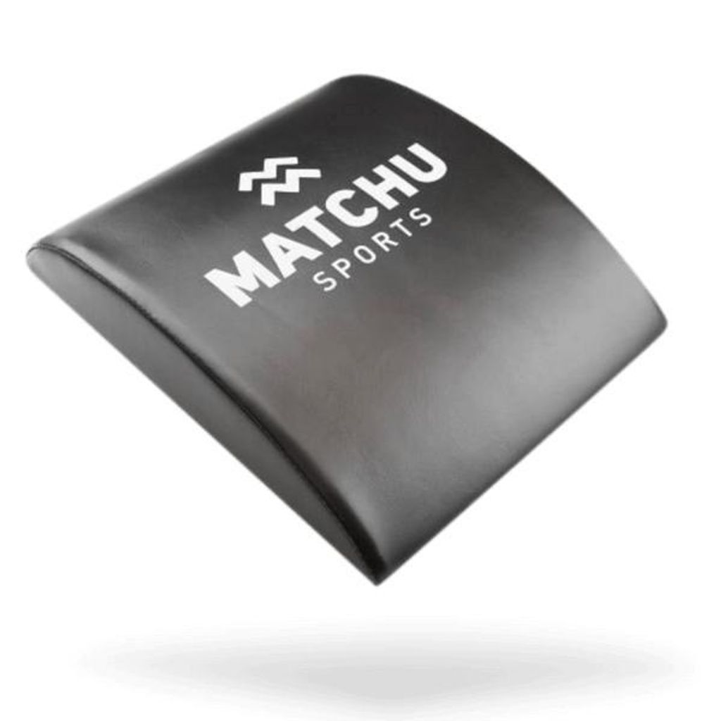 Matchu Sports Ab Mat 36×30×7cm aus Kunstleder/Schaumstoff - Sit Up Kissen - Ab Crunch für Bauchtraining - Bauchmatte - Fitnessmatte für Bauchtr...