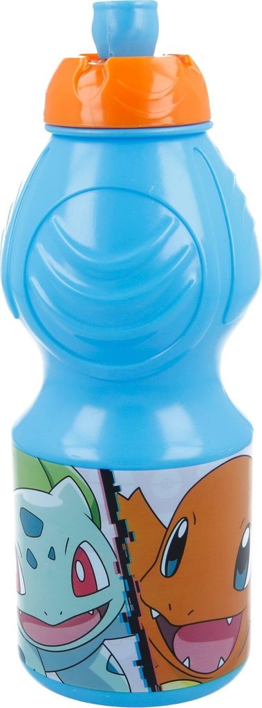 Amscan Pokemon Trinkflasche, 400 ml, Tägliche Nutzung, Mehrfarbig, Kunststoff, Kind, Junge/Mädchen