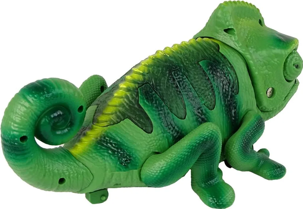 Caméléon télécommandé vert 28cm - Jouet interactif RC avec langue extensible - 6