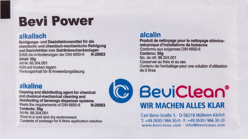 Bevi Powder Alkaliczny - 50 sztuk Zdjęcie produktu 
