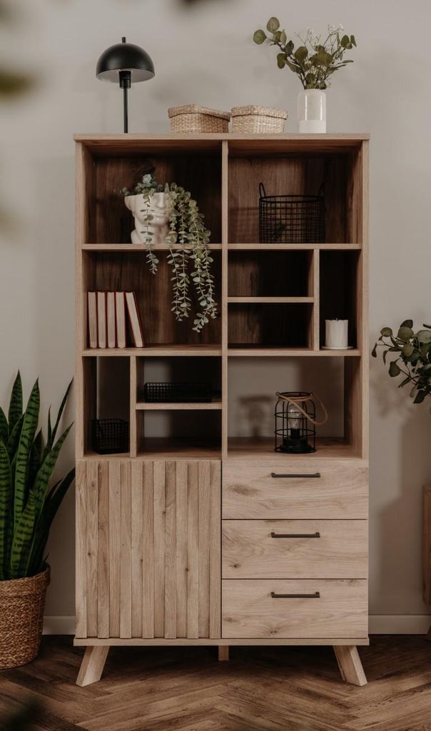 Highboard Kommode Wellington | 3D-Reliefoptik | Produktbild 