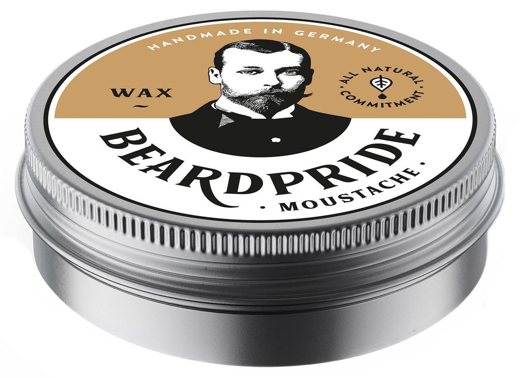 Beardpride Schnurrbartwachs 5,5cm braun 548000002 Produktbild 