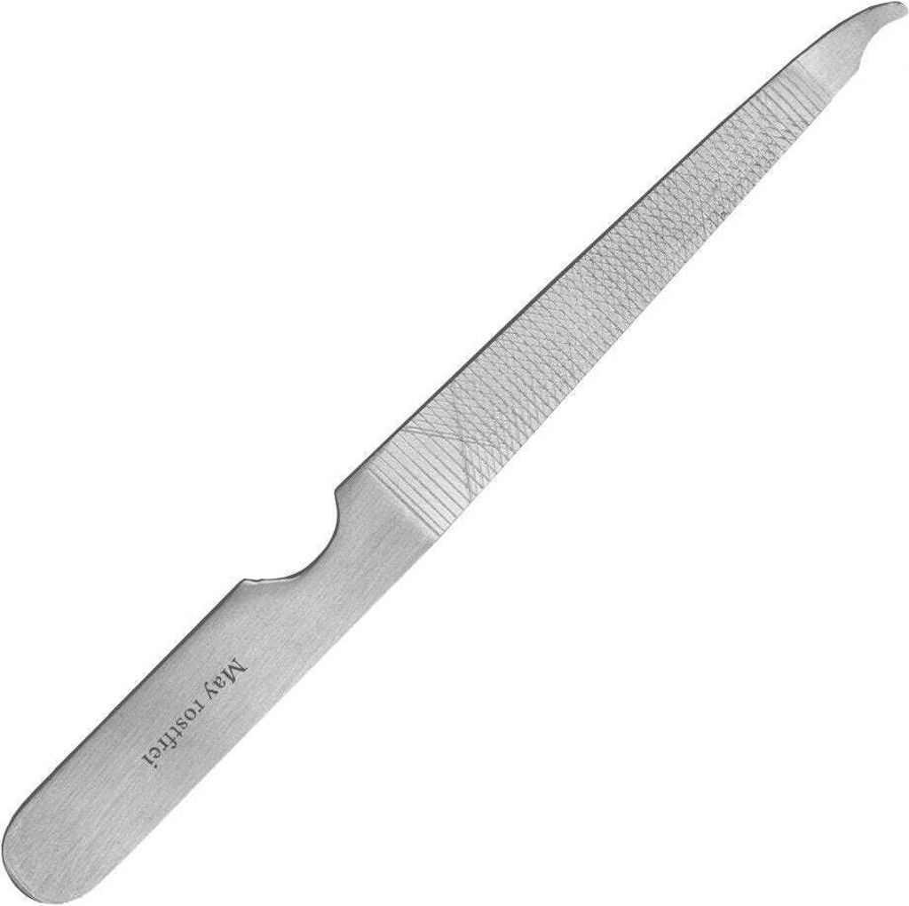 Nagelfeile und Nagelbettreiniger aus Metall feines Modell doppelseitig