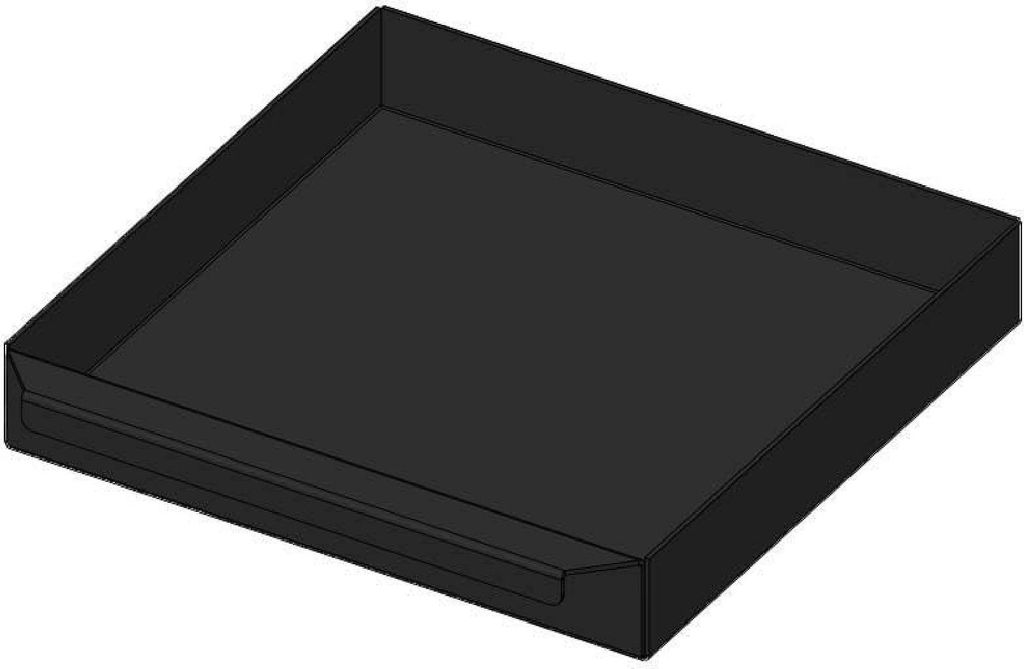 Aschekasten 300x275x45mm passend für Wamsler**