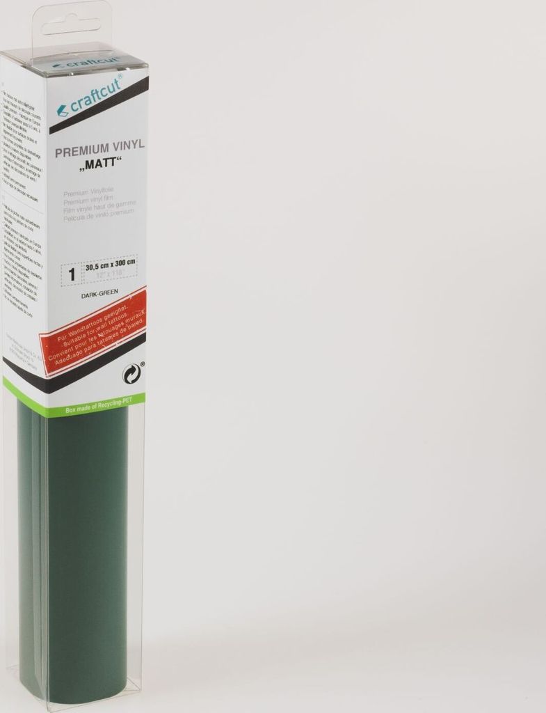 craftcut M43 Plotterfolie matt DARK-GREEN 30,5 x 300 cm