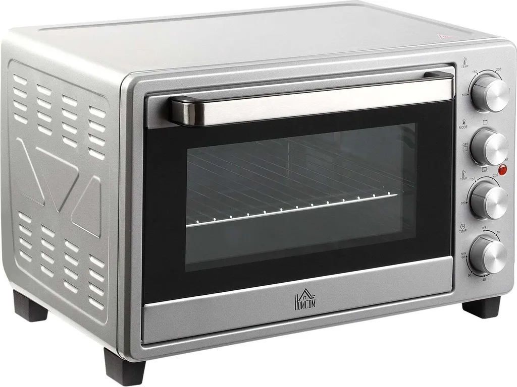 HOMCOM Mini Forno Elettrico 32L 1600W: Risparmio Energetico e Acciaio