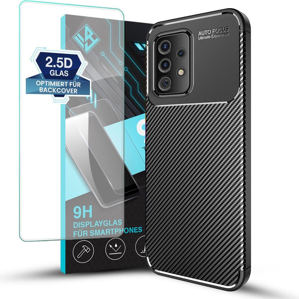 Handy Hülle für Samsung Galaxy A52 mit 9H Displayglas Produktbild 