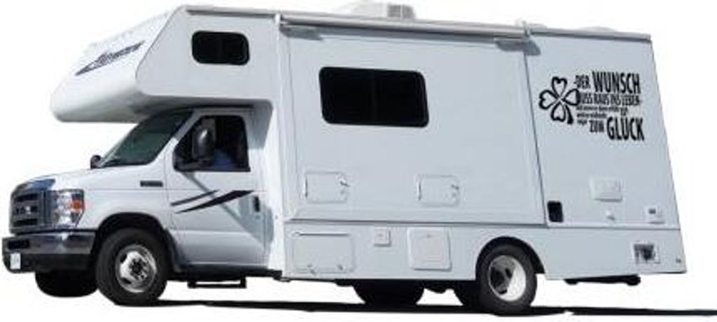 Auto-Aufkleber Wohnwagen Applikation - DER WUNSCH MUSS RAUS - AP1618 Gr. ca. 60cm x 38cm