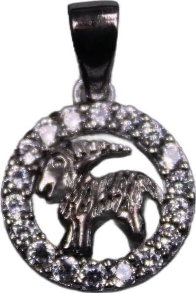 OAKKY Punk retrò Gothic Biker Vampire Toro Cranio Testa con Verde Zircone Collane Uomo Acciaio Inossidabile Corrida Toro Costellazione 23.6 Catena