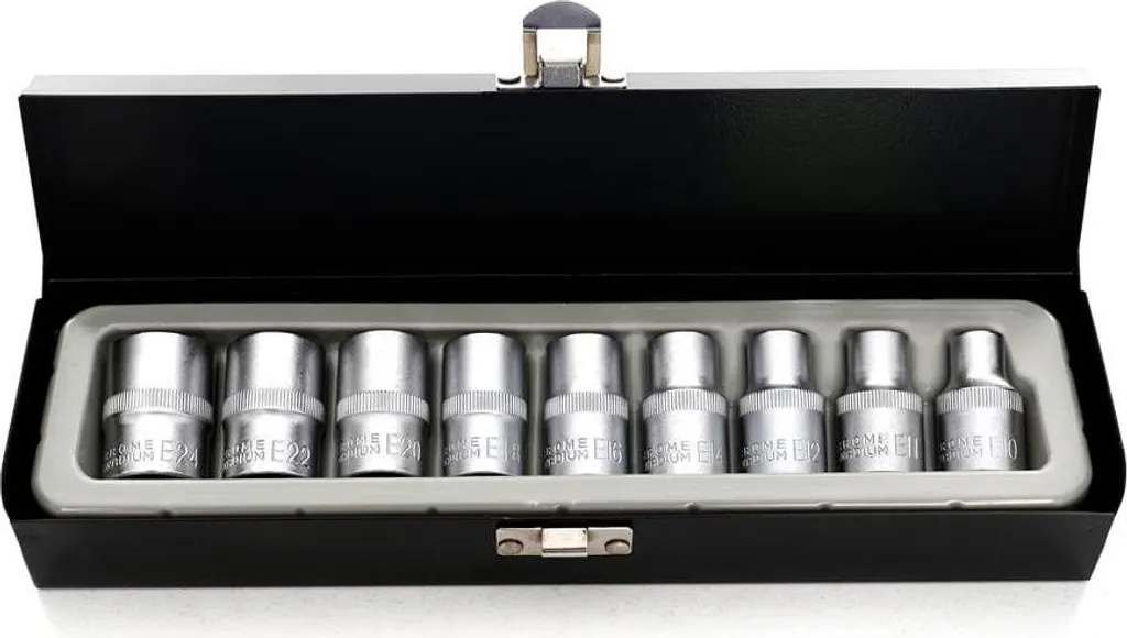 Rallonge de Douille 1/2 Coffret de 9 Pièces Kraft & Dele KD10227 Pro-Série