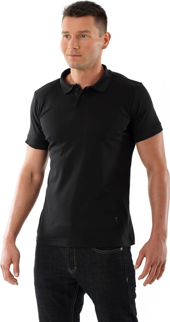 ALBERT KREUZ Herren Poloshirt Business Schwarz, 04/S