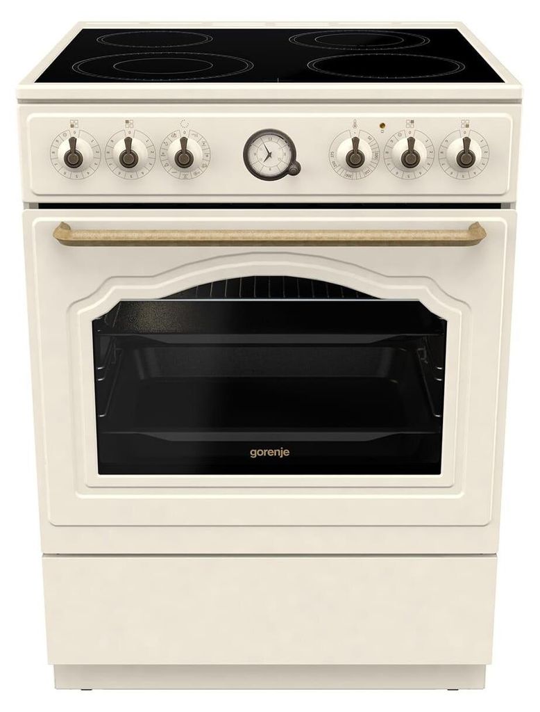 Gorenje GECS6B70CLI Elektroherd, Freistehender Herd, Beige, Produktbild 