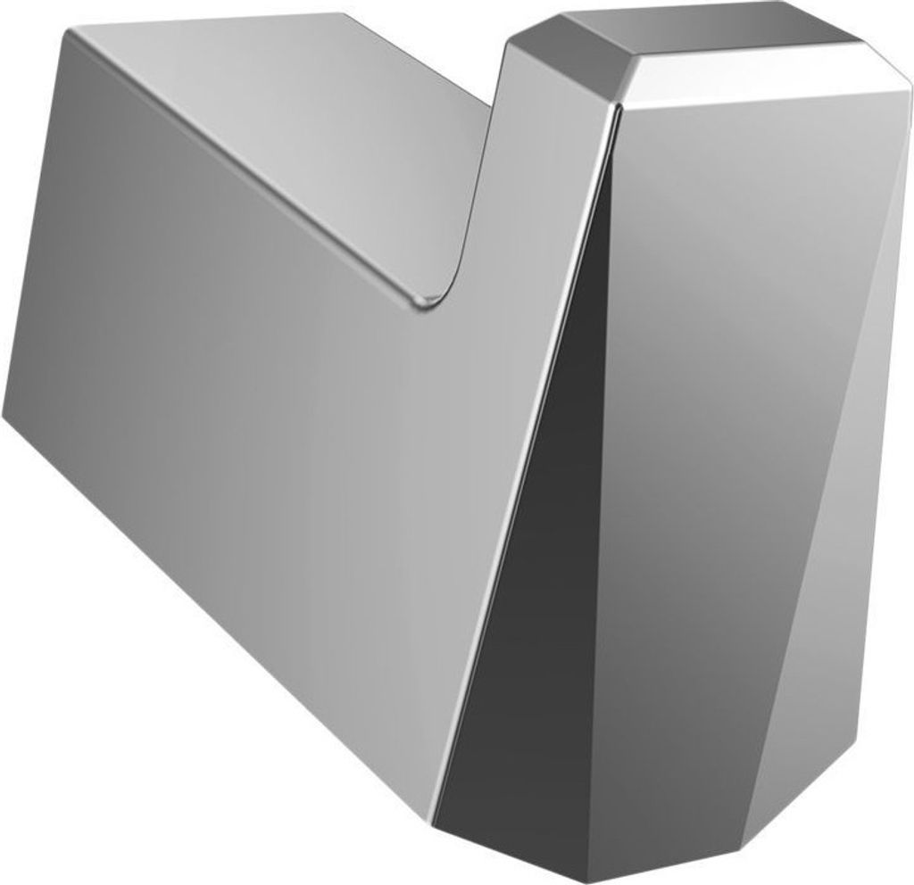 NEG Handtuch-Haken (einfach/doppel) Handtuchhalter/Aufhängung (silber) Muster: Quasi