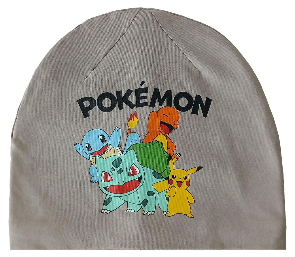Pokemon Beanie für Jungen und Mädchen - Pikachu Bisasam Produktbild 