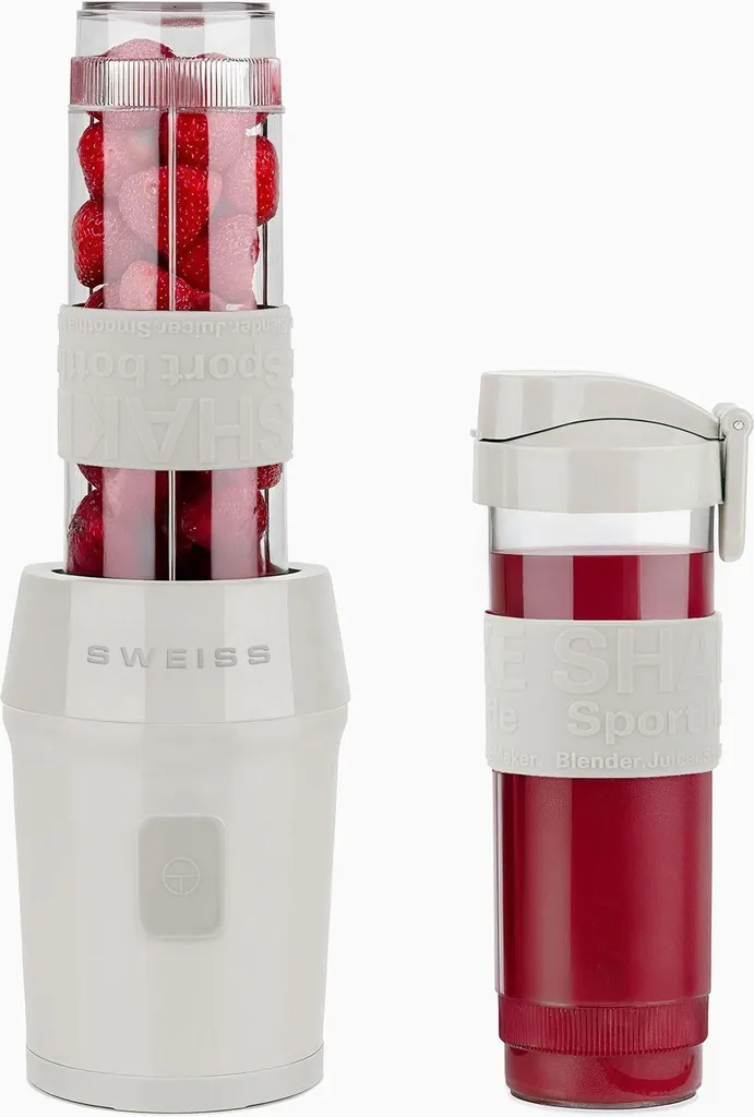 Frullatore Sportivo SWEISS MOOV8 300W Beige | Ideale per Smoothie