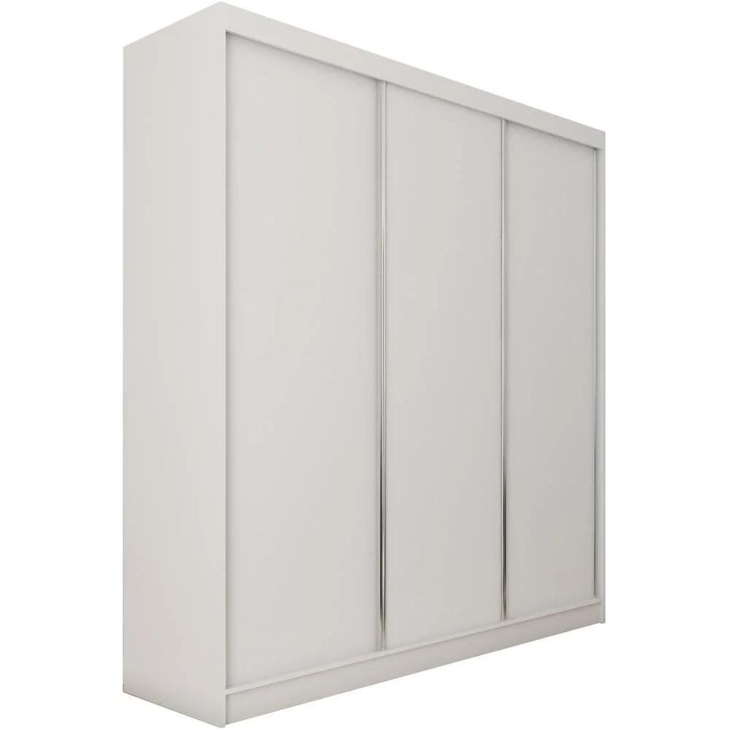 BEAUTYSOFA | Kleiderschrank MARIO II 240 cm Weiß – Moderner Produktbild 