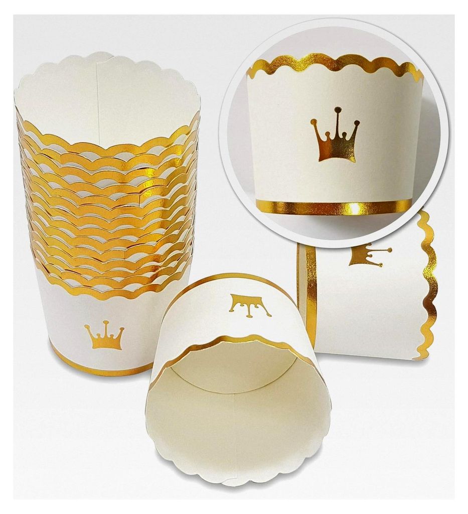Muffin Krone Gold 6,1 cm Durchmesser