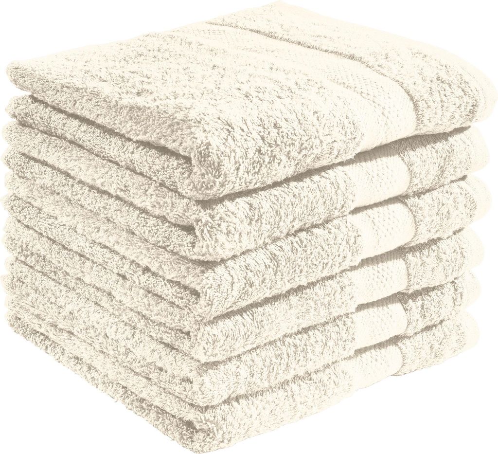 REDBEST Handtuch Chicago" 6er-Pack creme 50x100 cm"