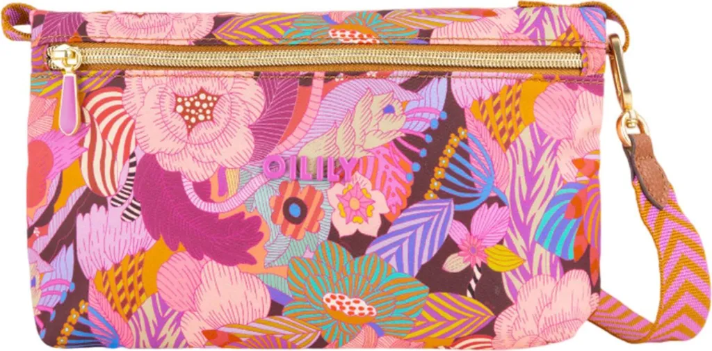 Sac à Épaule Réversible Oilily Rixt Decadent Chocolate et Coloré